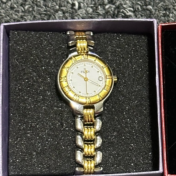 Fendi Gold and Silver Women's Watches